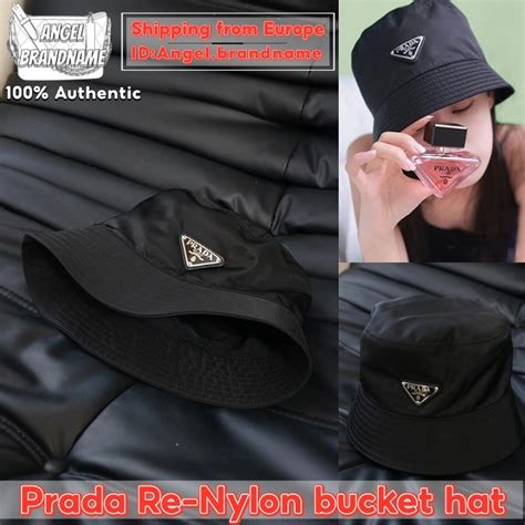 หมวก prada bucket แท้ ดู ยัง ไง|หมวกบักเก็ต Re.